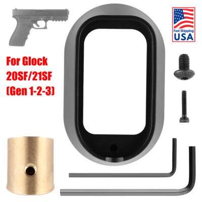 Coloured Flared Aluminum Magwell For Field Hunting Aluminium Base adapters US
