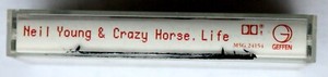 Neil Young & Crazy Horse - Life (VG) 1987 Cassette Geffen Records M5G-24154