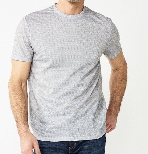 APT. 9 Premier Flex Tee Stretch Soft Short Sleeve T-Shirt Gray Hexagon ...