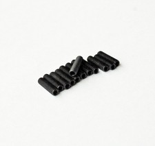 Gitarrensteg Sattelh&ouml;he Schrauben, hoher Satz, schwarz, Stahllegierung, 12 mm. NEU