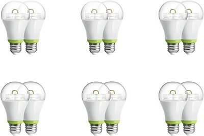 12-PK GE Link Smart LED Light Bulb A19 Soft White Amazon Alexa Echo Wink NEW