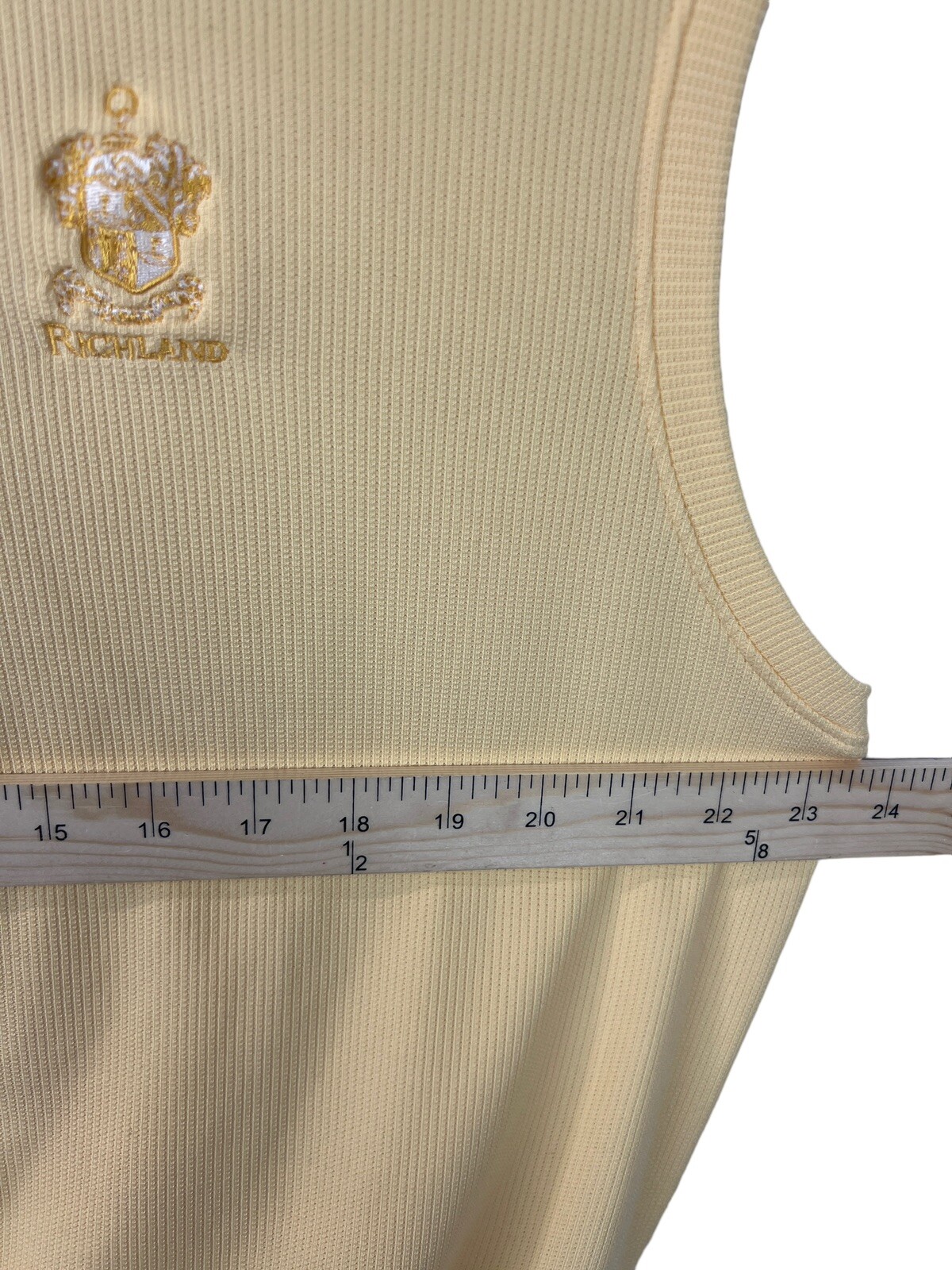 Donald Ross 1/2 Zip Golf Vest Size Medium Richland CC Logo on Chest eBay