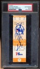 Julius Erving 1985 76ers Signed Autograph Game Ticket PSA DNA Authentic