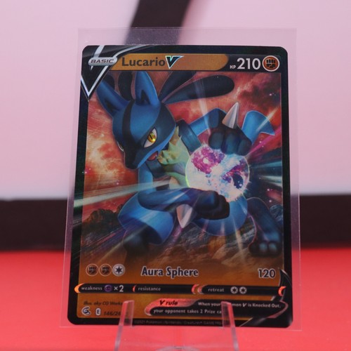 Lucario V 146/264 Fusion Strike NM Full Ultra Rare Pokemon Card