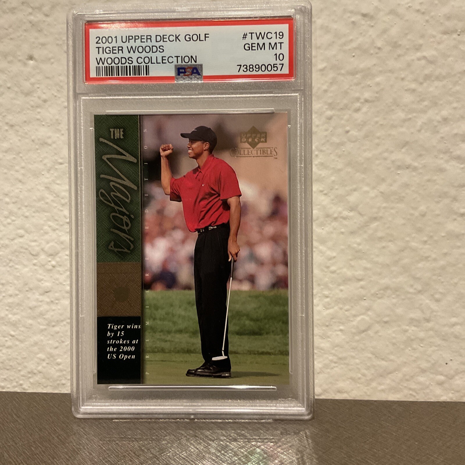2001 Upper Deck - Tiger Woods Career Tiger Woods #TWC19 (RC)