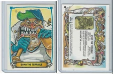 1988 Leaf, Baseball's Greatest Gross Outs, #72 Evan The Terrible