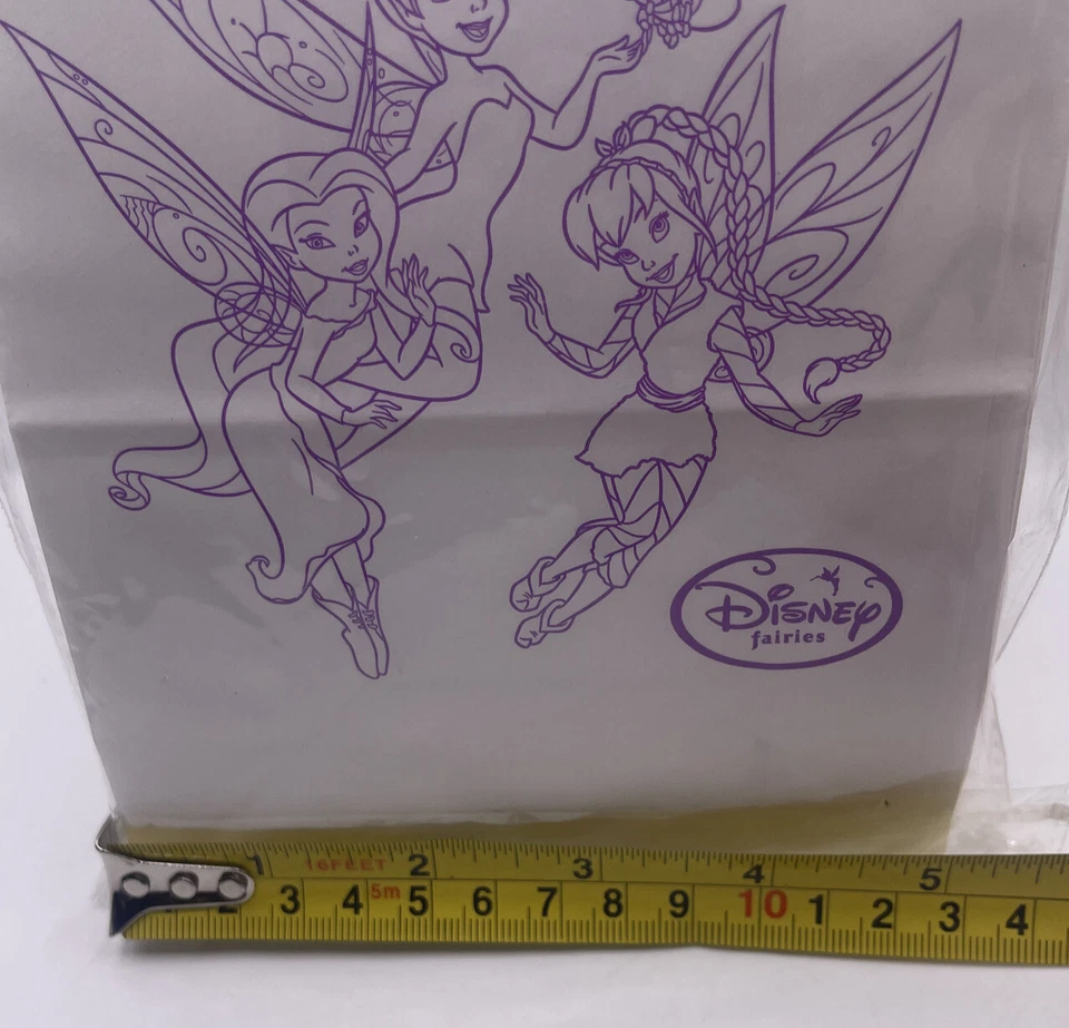 Bolsas de almuerzo Disney Tinkerbell Fairies papel blanco fiesta golosinas sacos paquete de 22 Foto 3 de 3