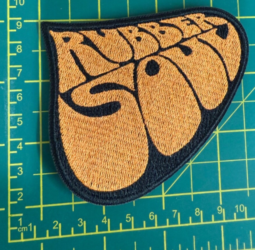The Beatles Rubber Soul Logo Woven Sew Or Iron On Patch Officially Licensed