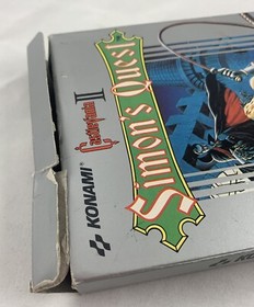 Nintendo NES Vintage Konami Castlevania & Simon&rsquo;s Quest lotto di 2 completi!
