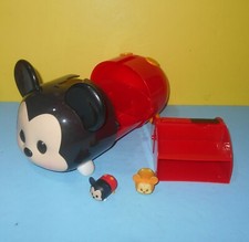 Mickey Mouse Tsum Tsum Stack 'n Display Carry Carrier Storage Case w/ Figure