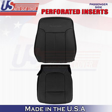 2013 To 2016 For Ford F250 F350 Platinum Passenger Top Bottom Leather Covers Blk 2013 To 2016 For Ford F250 F350 Platinum Passenger Top Bottom Leather Covers Blk