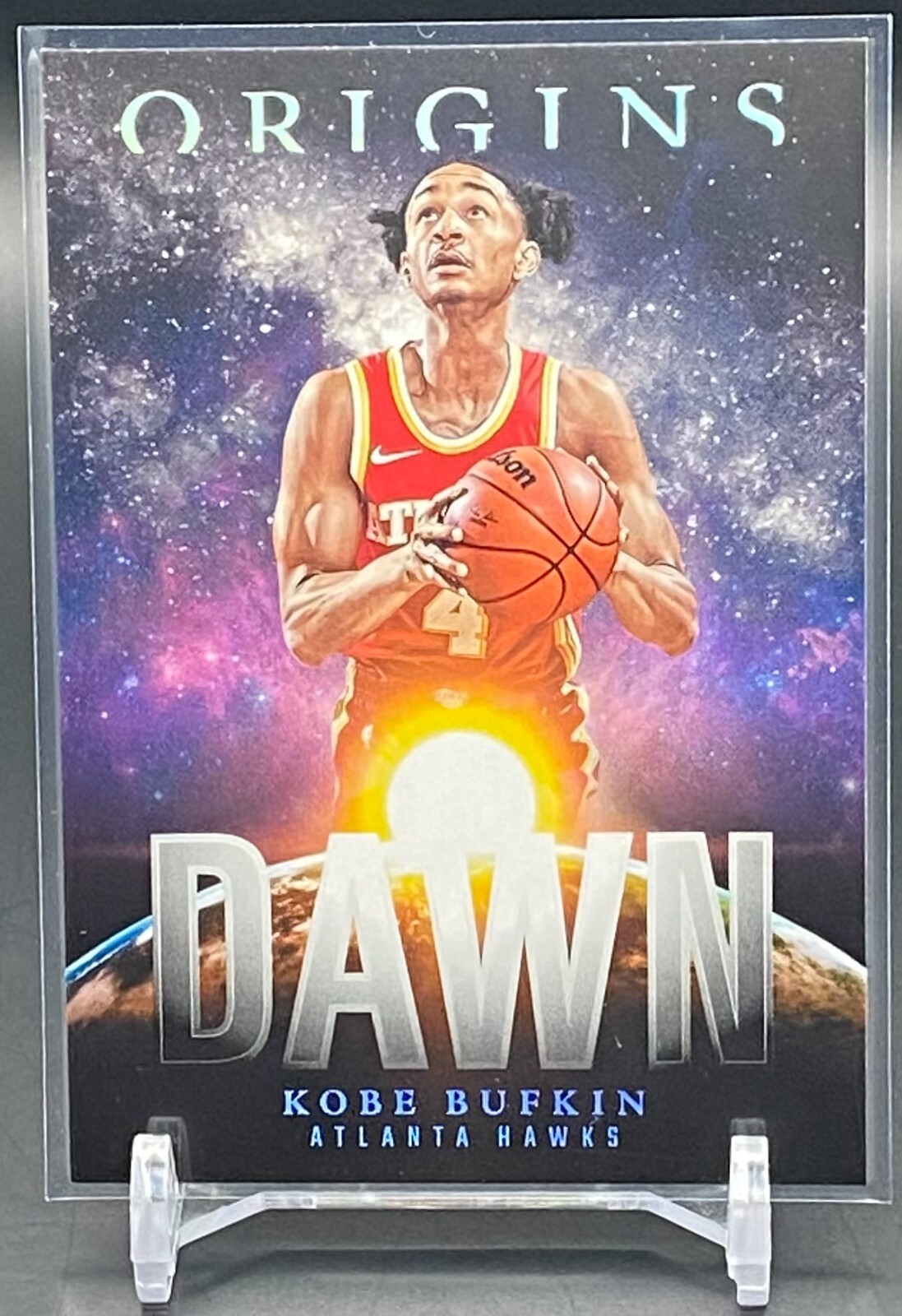 Kobe Bufkin 2023-24 Panini Origins Rookie Dawn #24 SSP Insert Atlanta Hawks RC