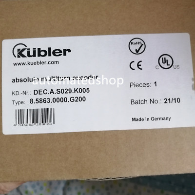 Kubler encoder 8.5863.0000.G200 DEC.A.S029.K005 brand new