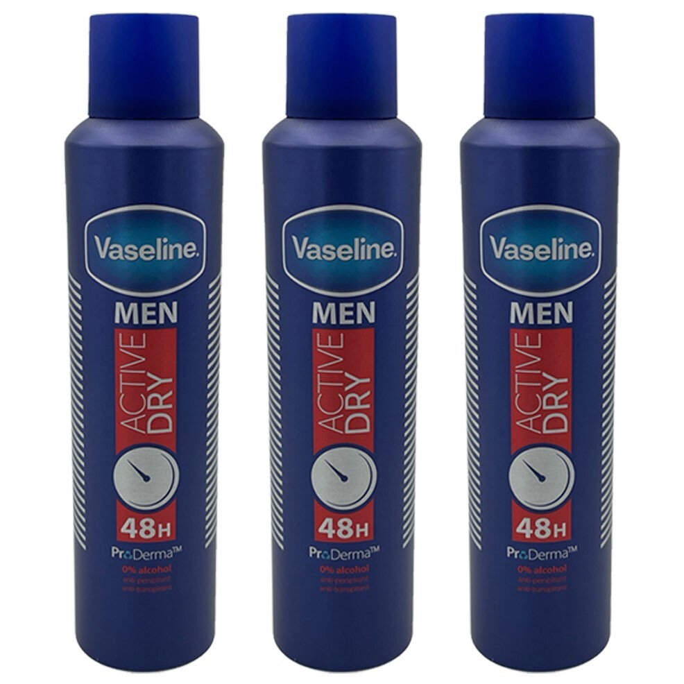 Vaseline Men Active Dry 48H 250Ml - Image 3