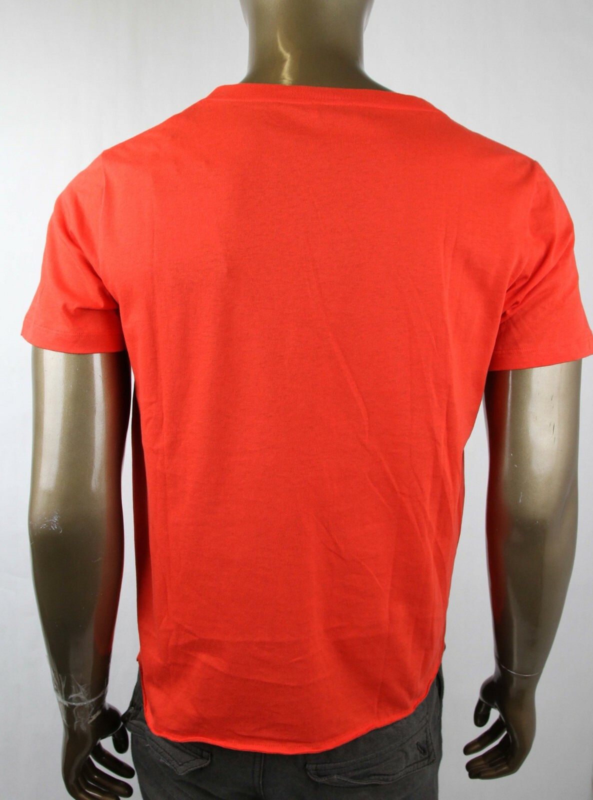 T shirt Saint Laurent uomo rosso cotone rosso $350 500184 6404