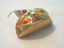NEW TACO GLASS ORNAMENT