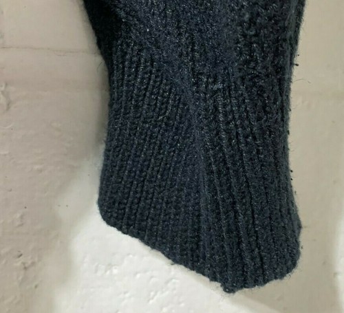 Vintage Bonnie & Bill by Holly 1989 Womens Sweater Black Sz 1X Beads Crochet EVC - Picture 5 of 9