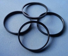 4x Zentrierringe 72,3 mm  66,6 mm für Alufelgen schwarz  6,5mm  1335