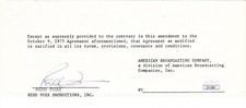 REDD FOXX Signed Autograph Contract JSA 