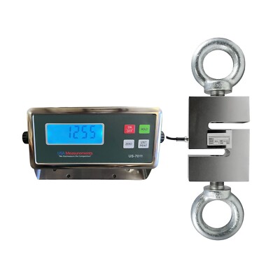 USM US-CSK-20K Hanging Scale (S-Type) with Calibration Certificate 20,000 lb