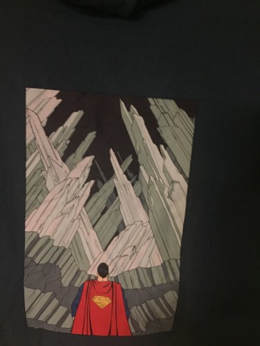 Superman Ice Fortress Hoodie World’s Finest Collection DC comics brand new 2x - Picture 12 of 12