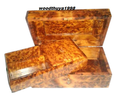 New wooden thuya box jewelry, handmade moroco storage best gift Christmas