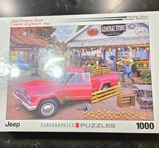 Eurographics, Jeep Farmers Truck, 1000 Piece Jigsaw Puzzle, New Sealed