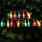 Happy Birthday Led String Lights Garland 4Ft Free Batteries Party Decoration NEW
