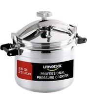 (Large) 26-Quart Aluminum Pressure Cooker for Professional Use – Commercial