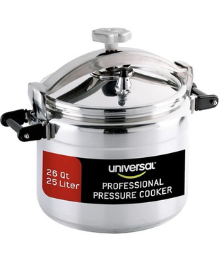 #ad Large 26 Quart Aluminum Pressure Cooker for Professional Use – Commercial $179.00