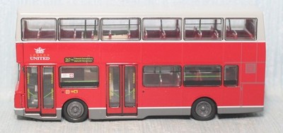 BRITBUS R903 1:76 SCALE VOLVO OLYMPIAN D/DECK BUS LONDON UNITED BOXED