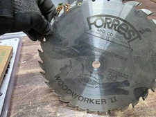 FORREST 10" Woodworker II 30 Tooth Table Saw Blade Used