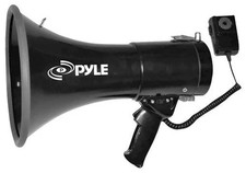 Pyle PMP53IN Megaphone PA Bullhorn w/Siren Alarm Mode  Coiled Handheld Mic