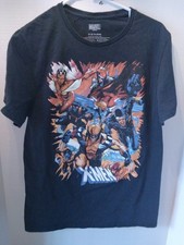 Vintage Marvel X-Men Shirt Wolverine Cyclops Storm Magneto Black Medium M
