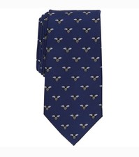 New Mens Club Room Navy Classic Bee Neat Classic Neck Tie Necktie