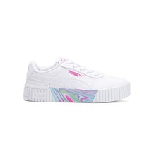 PUMA Carina 2.0 Whipped Dreams Platform Toddler Girls White Sneakers Casual Sho