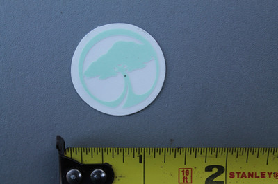 Arbor Skateboards Longboard Clear Green Tree Z8A Vintage Skateboarding STICKER