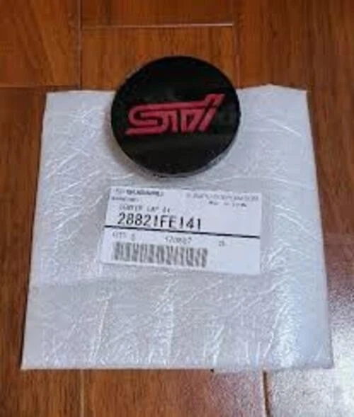 SUBARU Genuine Aluminium Wheel Center Cap "STI" WRX STI VAB 15-21 28821FE141 x4 - Image 3 of 3