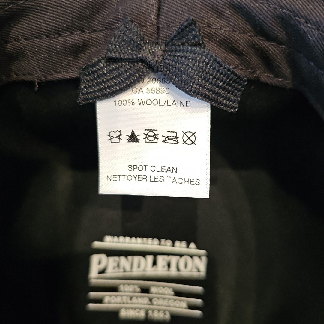 Pendleton Large Black Virgin Wool Outback Western… - image 9