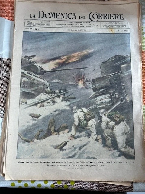 Domenica Degli Italiani 1945 - Le Rapatriement Des Italiens - Magazine Rare