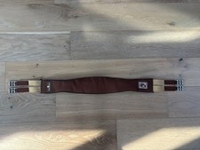 44  Classic Brown Neoprene Soft Touch Equine Contoured English Girth