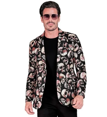 Widmann Skulls Party Fashion Jacket (Jacket) (M) Black - Imagen 1 de 4