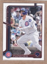 Isaac Paredes 2025 Topps #138 Chicago Cubs Houston Astros