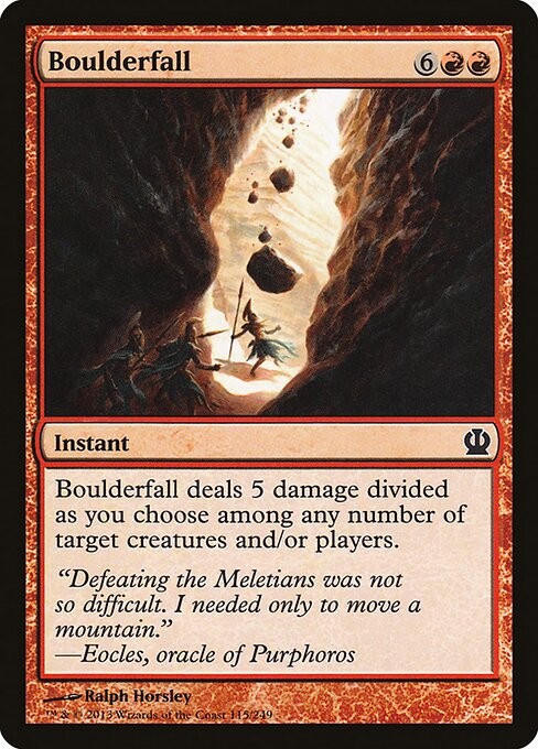 Boulderfall Foil Theros 115 NM MTG