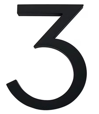 Origin 21 Urbana Park 4-in Black Number 3