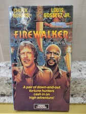 Firewalker VHS 1986 Action Adventure Chuck Norris Louis Gossett Jr Video