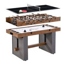 Barrington 3-in-1 Combination Game Table 54  , Foosball, Air-Powered Hockey an...