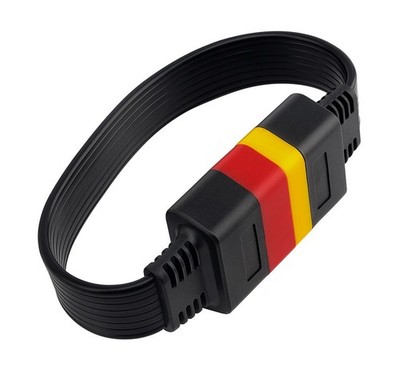 OBD2 Extension Cable OBDII 16PIN Male To Female Dual Connector For X431 Scanner