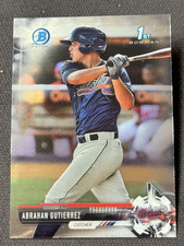 2017 Bowman Chrome 1st PROSPECT ROOKIE Abrahan Gutierrez item 1