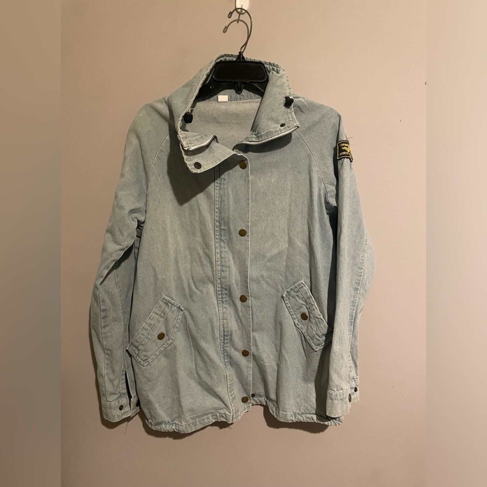 COMMANDING OFFICER PATCH DENIM JACKET Medium - image 2